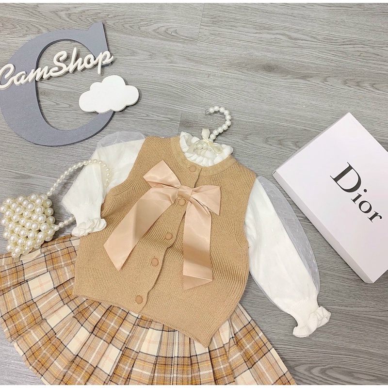 SET VÁY BÉ GÁI, SET 3 CHI TIẾT