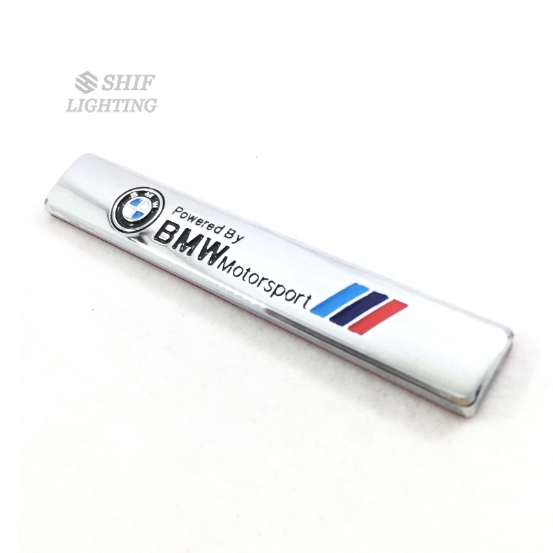 Huy hiệu kim loại logo xe BMW Motorsport 93*15mm