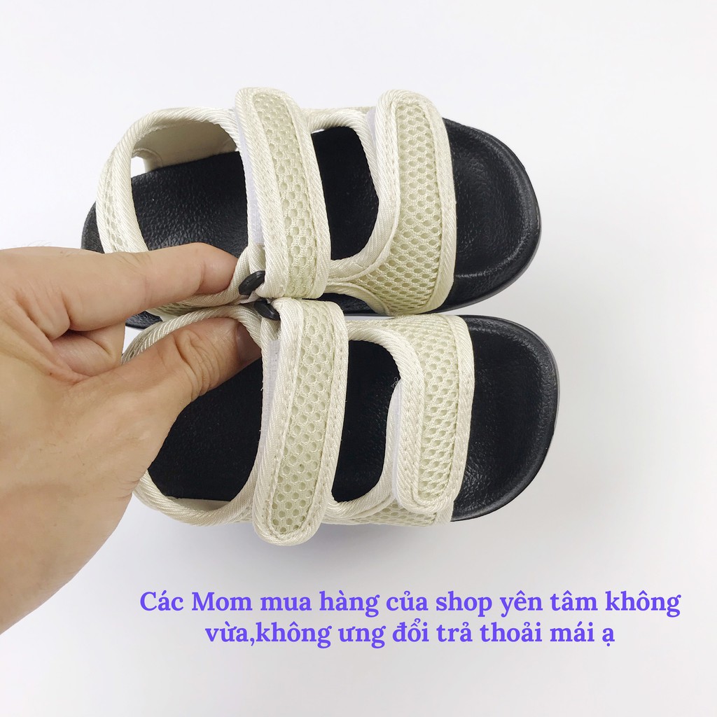 Sandal Cho Bé Trai Bé Gái CRAYON Từ 24 Tháng Đến 8 Tuổi Siêu Mềm,Chống Trơn Trượt