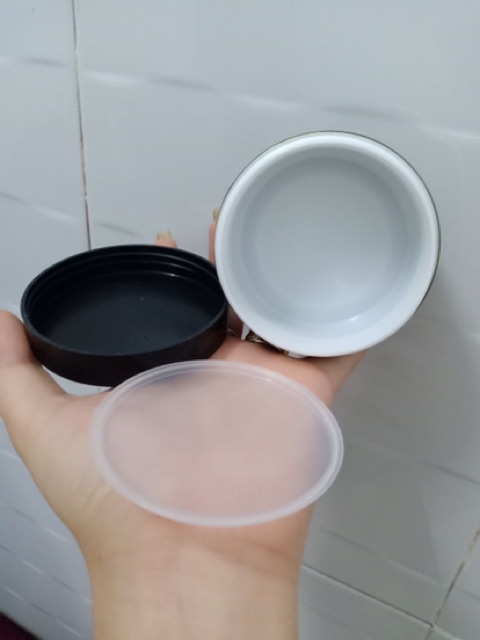 Hủ đựng kem 100g màu trắng, đen