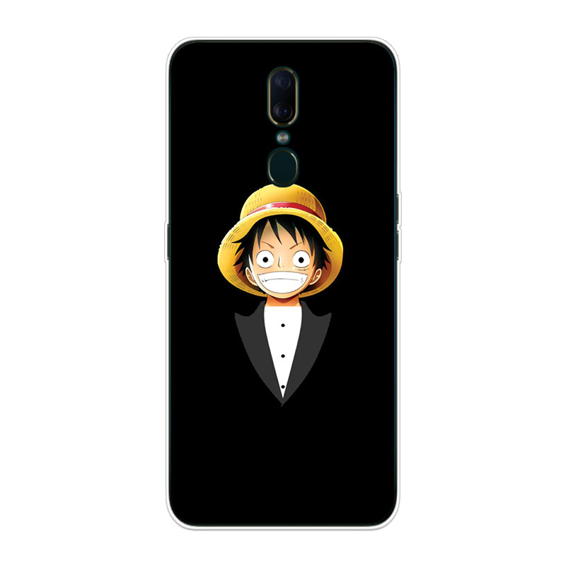 Ốp Lưng Oppo F7 F9 F11 Pro TPU mềm Case One Piece Black