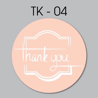 Tem thank you dễ thương ] dễ bóc dán