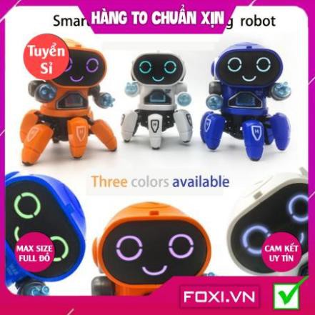 Đồ chơi robot dancer biết nhảy nhót-phát sáng-xoay 360 độ-trò chơi vui nhộn-bổ ích-gần gũi cho bé