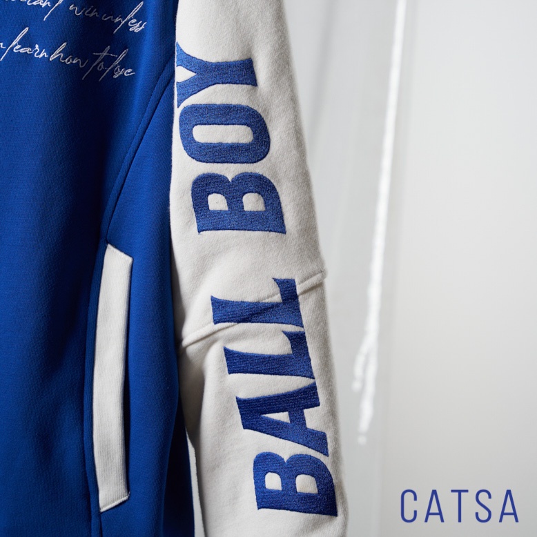 Áo khoác bomber Varsity vải thun cao cấp, 2 lớp dày dặn form thoải mái CATSA AKB102