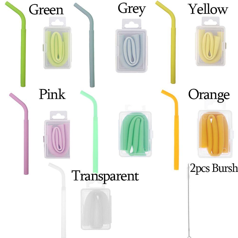 Ống Hút Silicone Gấp Gọn Tái Sử Dụng Được Tiện Dụng