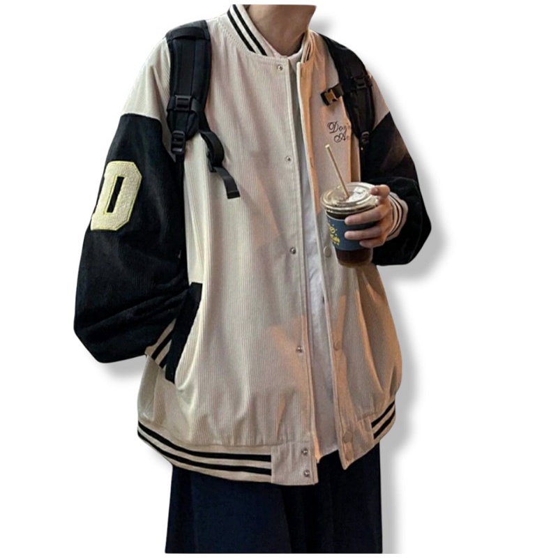 Ao bomber nam phong cách hàn quốc, áo khoác nam nhung tăm form rộng ETP  - ĐĂNG QUANG FASHION