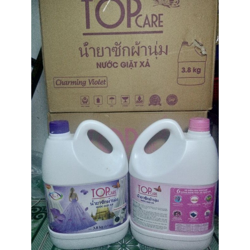 Nước giặt xả Topcare⚡hàng nhập Thái Lan⚡3,7 lít