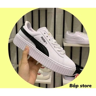 🎁 Giày Thể Thao Puma, Puma Kẻ Đen Bản Đế Sần Đẹp