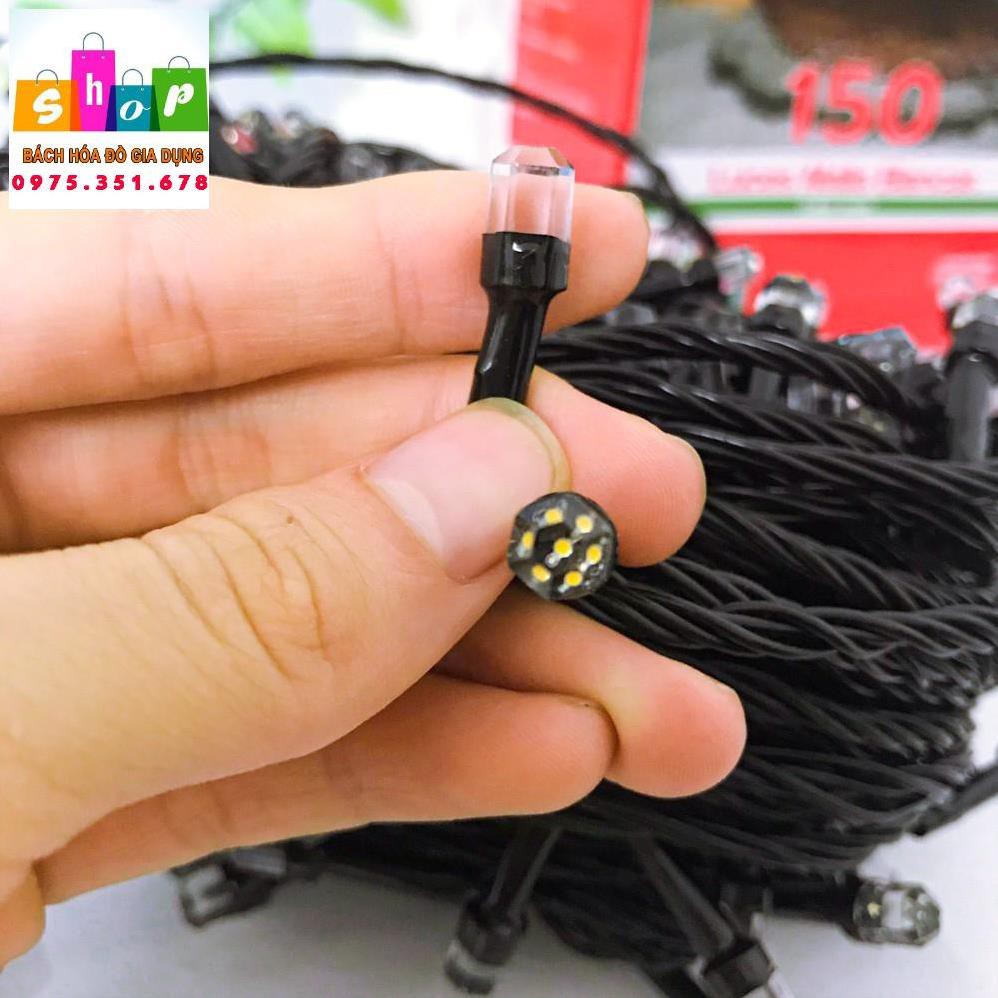 DÂY ĐÈN NHÁY LED TRANG TRÍ , 10M 20M,40m ĐEN LED KIM CƯƠNG CUỐN CÂY CAO CẤP-GIADUNG24H