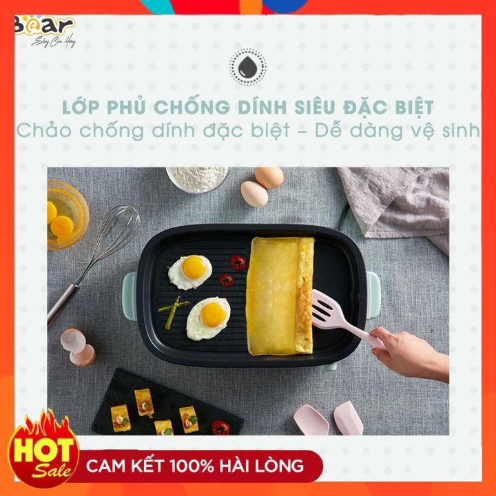 🔥BẢN QUỐC TẾ🔥 Nồi Lẩu 2 Ngăn Uyên Ương Bear 6L_Lẩu Nướng 3 khay Bear SUBE004_Bảo Hành Chính Hãng 18 tháng