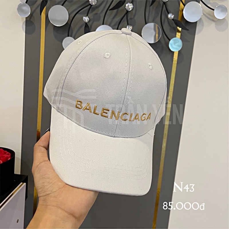 Nón balen chữ vàng