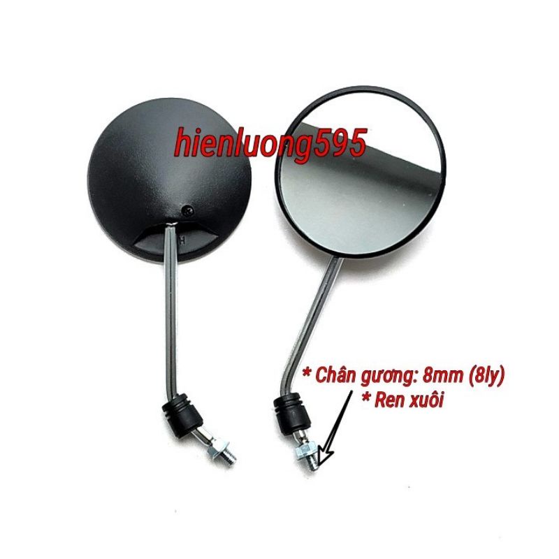 Gương xe máy cub 81 xe máy điện xe đạp điện cup học sinh 50cc và các dòng xe chân gương 8mm