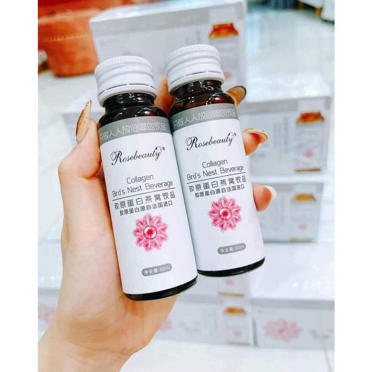 HỘP 8 CHAI Collagen Yến Rosebeauty