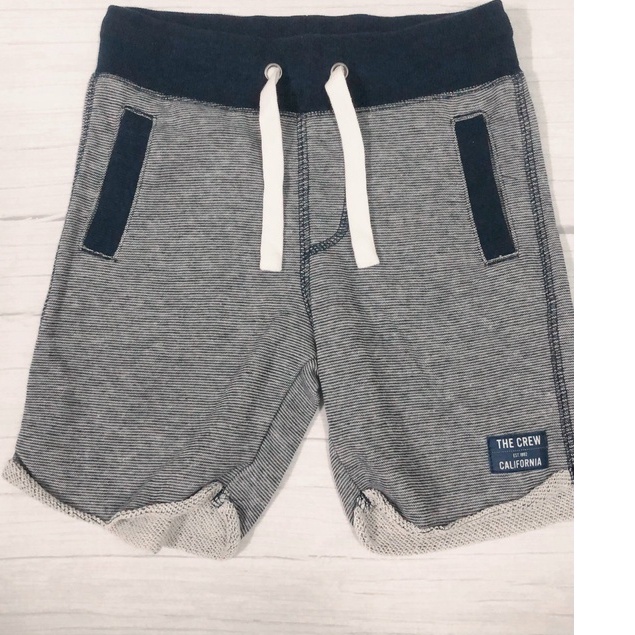 VNXK-QUẦN SHORT THUN DA CÁ HM MÀU XANH DƯƠNG CHO BÉ TRAI -MÃ QBT02