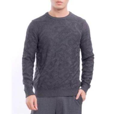 Áo len nam ARISTINO họa tiết cổ tròn awo007w7 TAG 625K ((-
