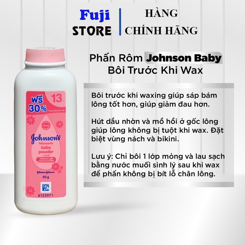Phấn Rôm Johnson Bôi Trước Wax Giúp Giảm Đau Hút Ẩm Và Dầu Nhờn.