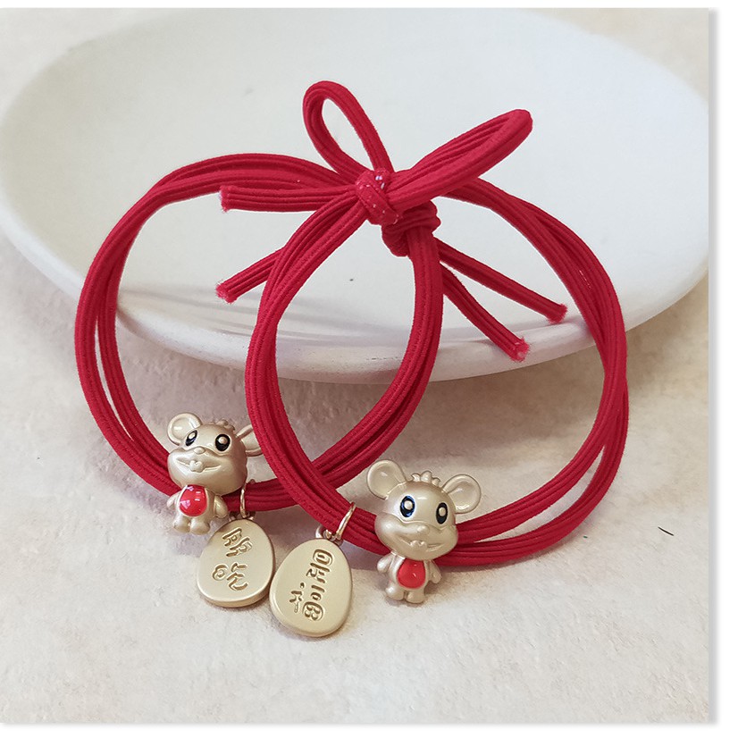 Vòng Tay Chỉ Đỏ Phong Thủy May Mắn Tài Lộc Năm Chuột - M02