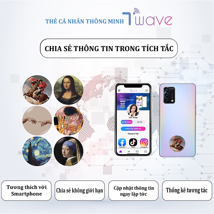 Sticker Thông Minh  Chia Sẻ Mọi Thông Tin Chỉ Với 1 Chạm