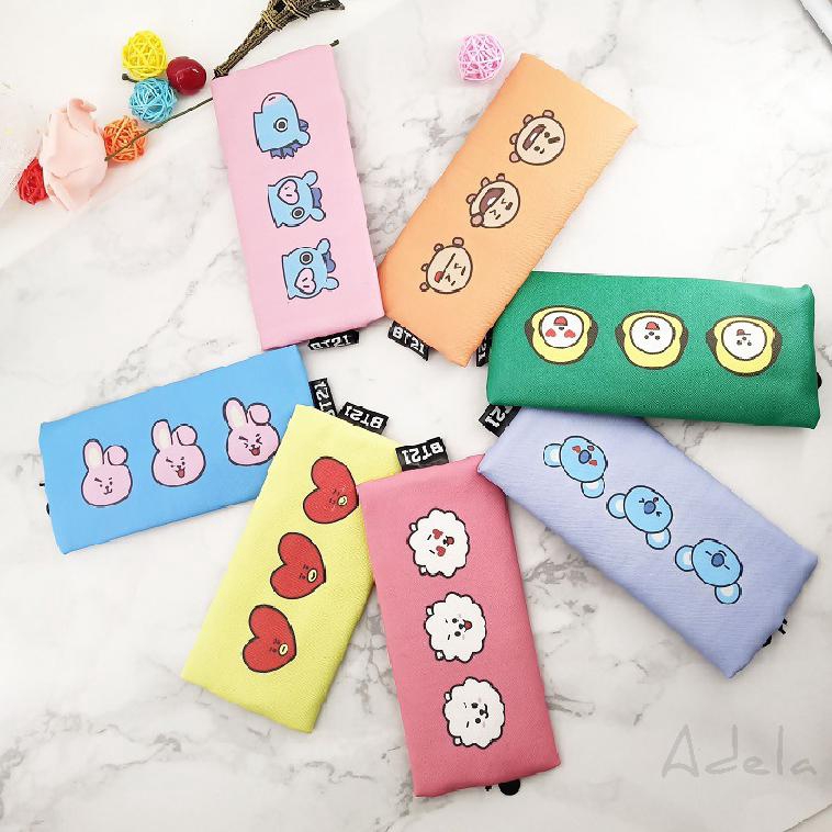 Hộp bút da phong cách Bt21 Army Kpop Bts Boy Bangtan độc đáo