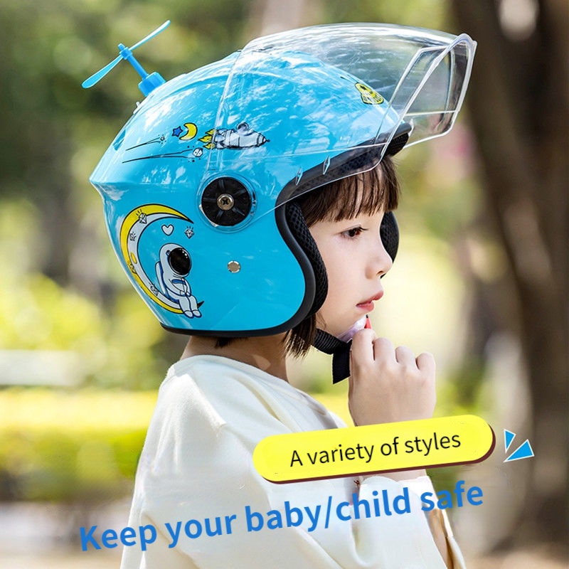 Mũ Bảo Hiểm Xe Máy Điện An Toàn Thông Dụng Dễ Thương Cho Trẻ Em