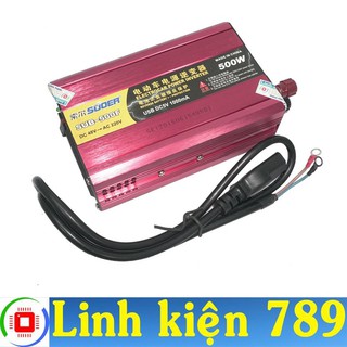 Bộ kích điện 48V lên 220V 500W Suoer