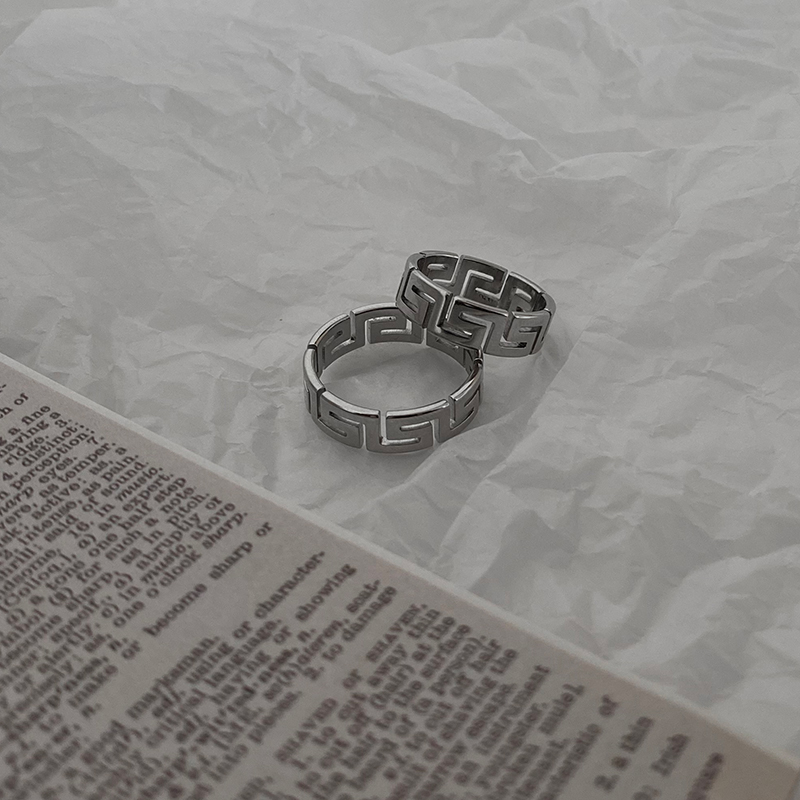Nhẫn kim loại thời trang phong cách hiphop dành cho nam