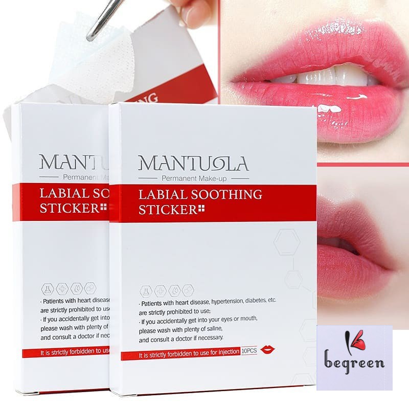 MIẾNG DÁN MÔI-MÀY MANTUOLA -HỖ TRỢ CHO PHUN XĂM THẨM MỸ-hộp 10 miếng