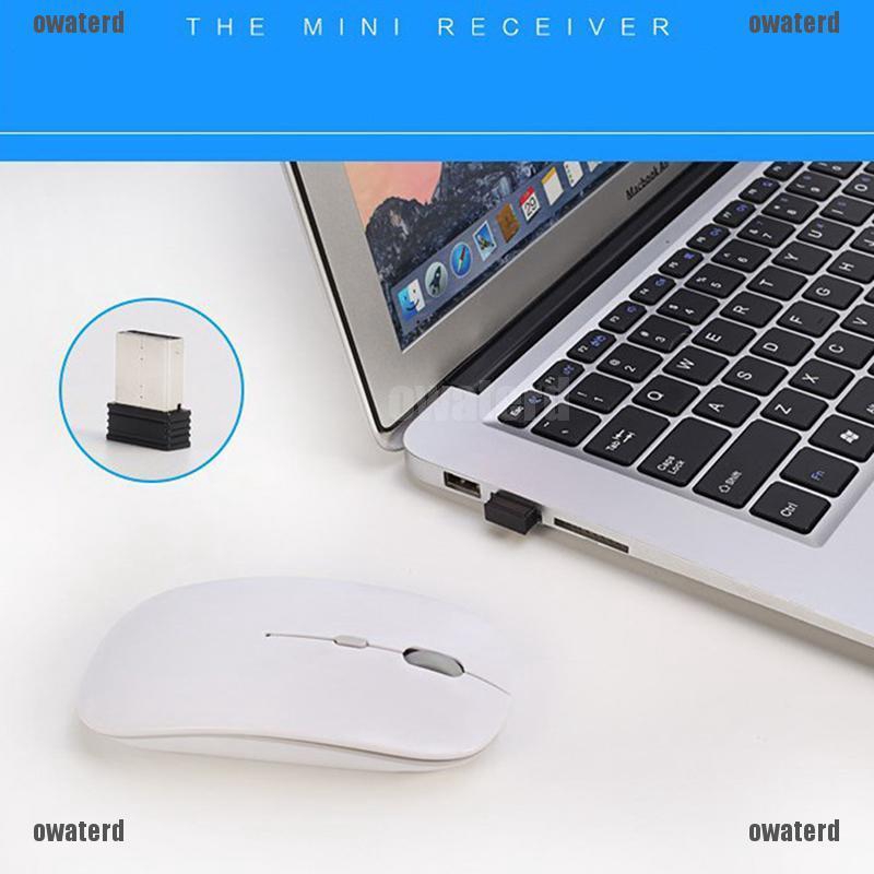 ★GIÁ RẺ★ Rechargeable Bluetooth Wireless Mouse Silent USB Optical Mice for Computer PC