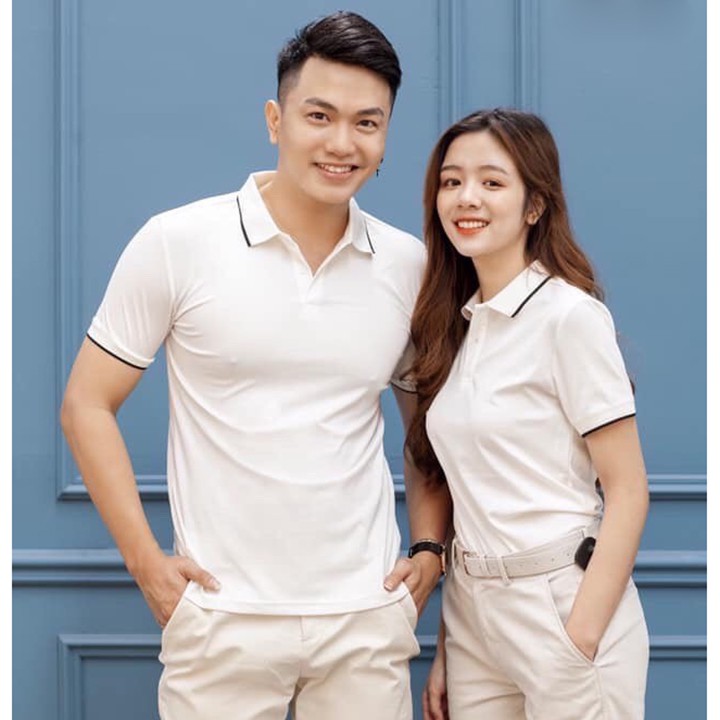 Áo đôi nam nữ có cổ (polo) (Size S-3XL)