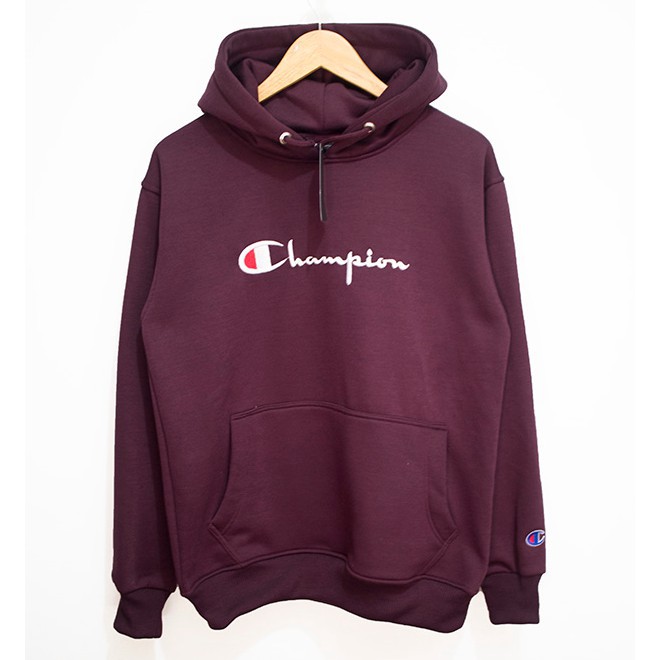 Áo Khoác Hoodie In Chữ Champion Màu Vàng Dễ Thương