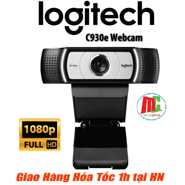 Webcam Logitech C930E Full HD 1080p - Hàng Chính Hãng