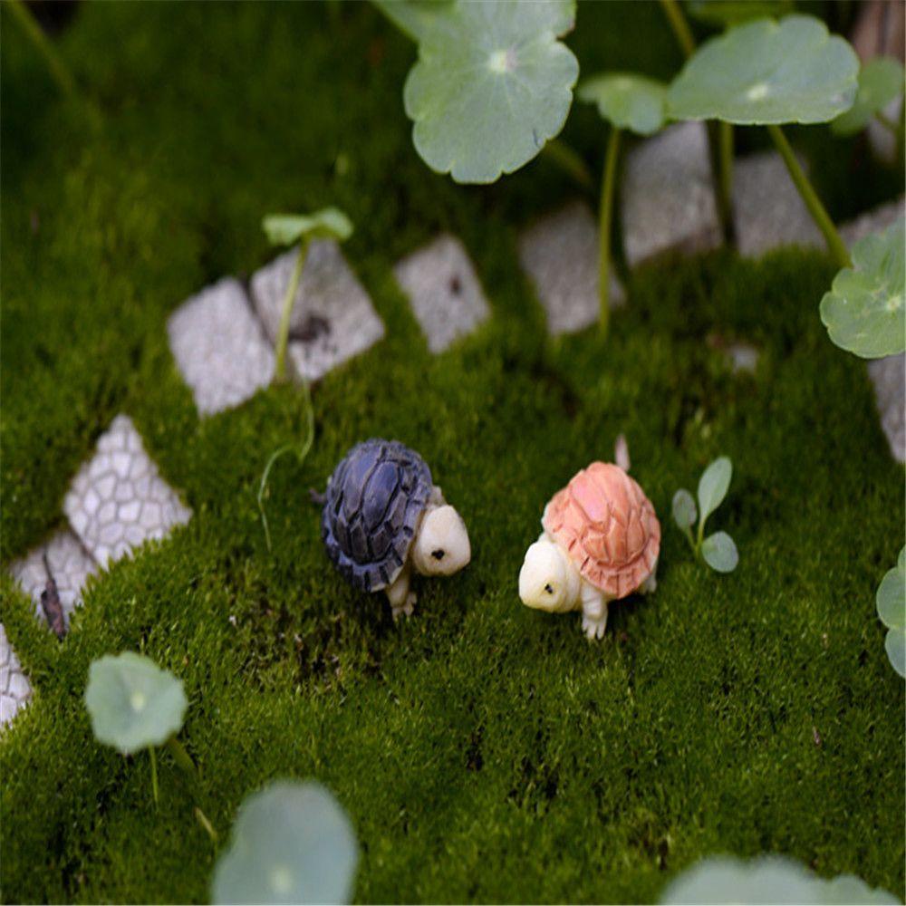 1 Mô Hình Rùa Mini Bằng Nhựa Resin DIY Trang Trí Bể Cá