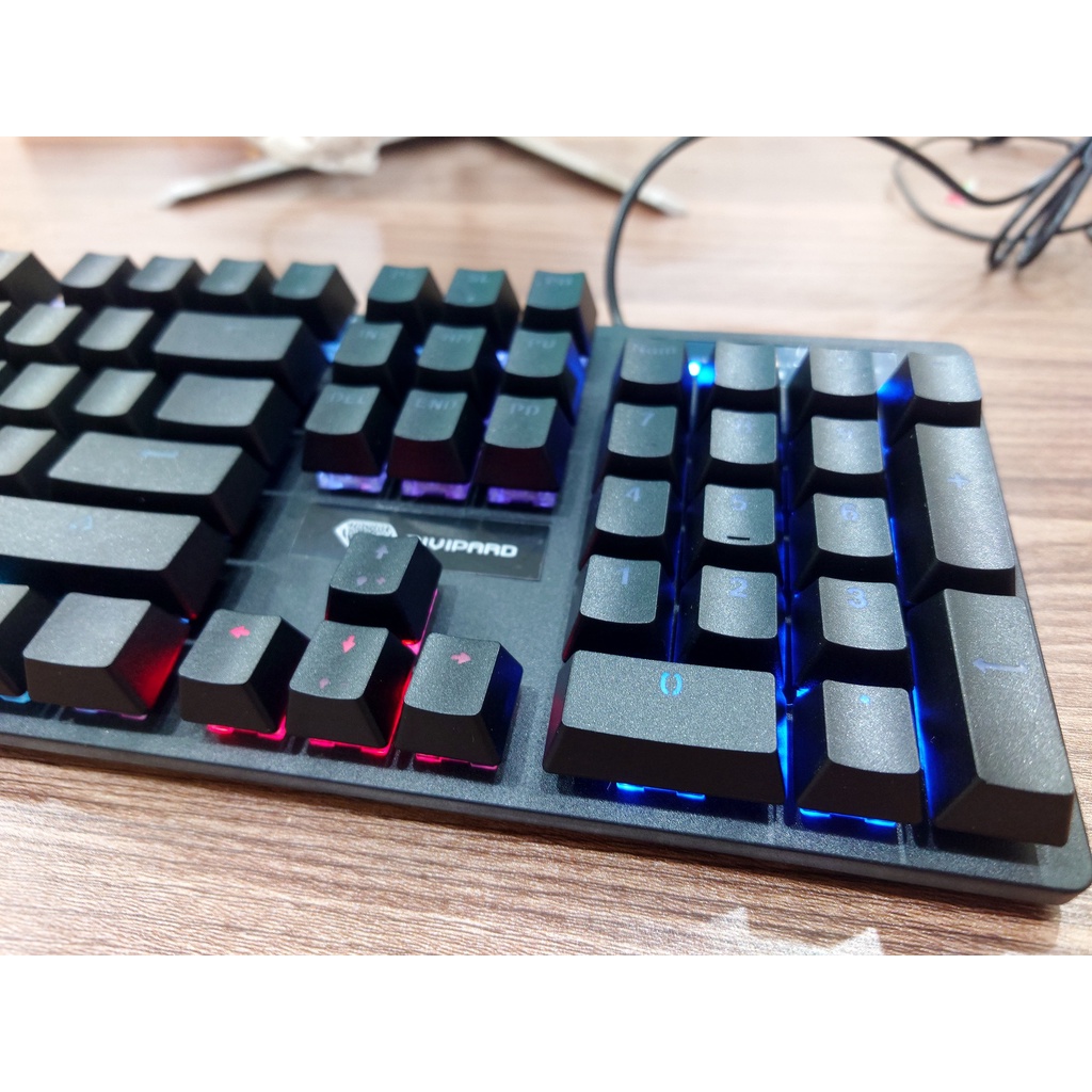 Bàn phím cơ Divipard AK911, chuyêm game, phím cơ LED 100%, độ nhạy cao