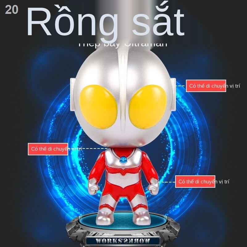 ☈▨Đồ chơi cậu bé biến dạng Ultraman Oh Doll Phiên bản Q Siêu nhân Búp bê thép Rồng bay 2 viên Ball Egg Box Quà tặng