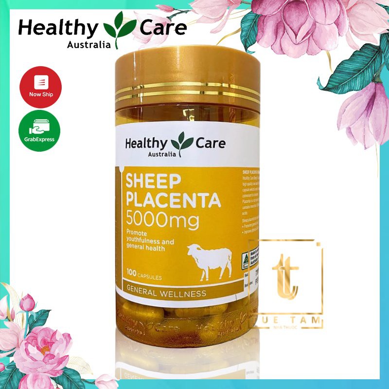 Nhau Thai Cừu [Úc] Sheep Placenta Healthy Care 5000mg - 100 viên