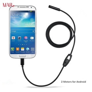 Bộ đèn LED nội soi cho Android OTG Camera USB Video 2M 7mm MAR