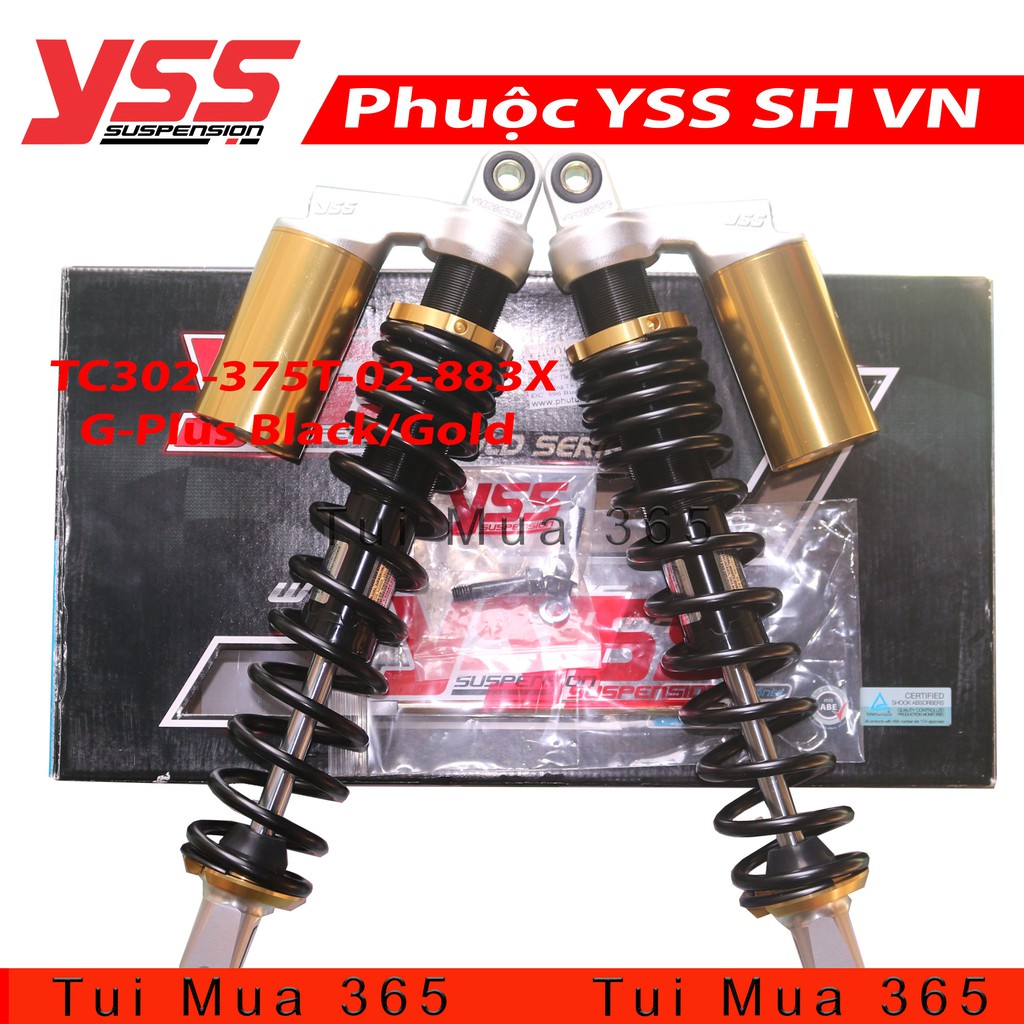 Phuộc YSS Bình Dầu Honda SH VN 125/150 G Series Black,Gold Thái Lan ( SH2013-125/150/300 )