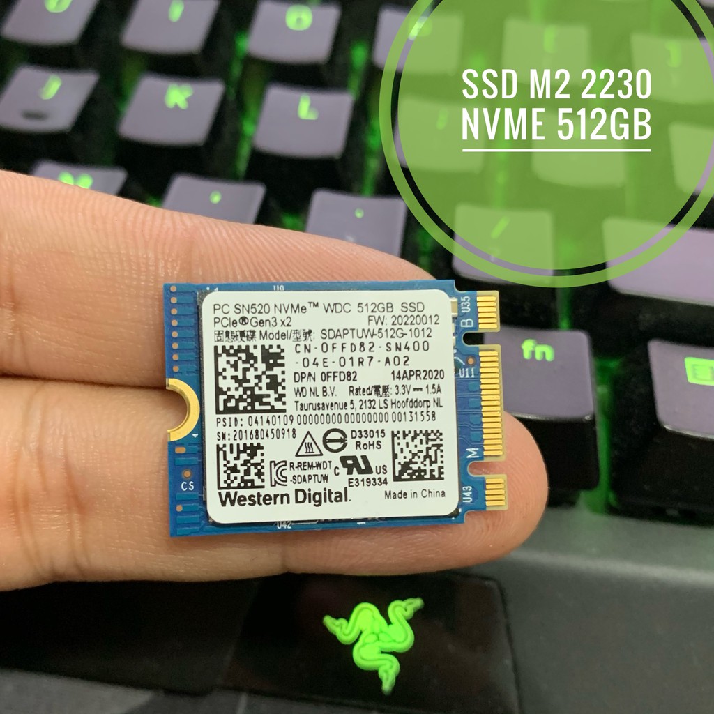 [SSD M.2 2230] SSD NVME 256G 512GB_Nâng Cấp SSD Cho Surface Laptop 3, Surface Pro X _ SSD WWan 4G Dell, Hp, Thinkpad..