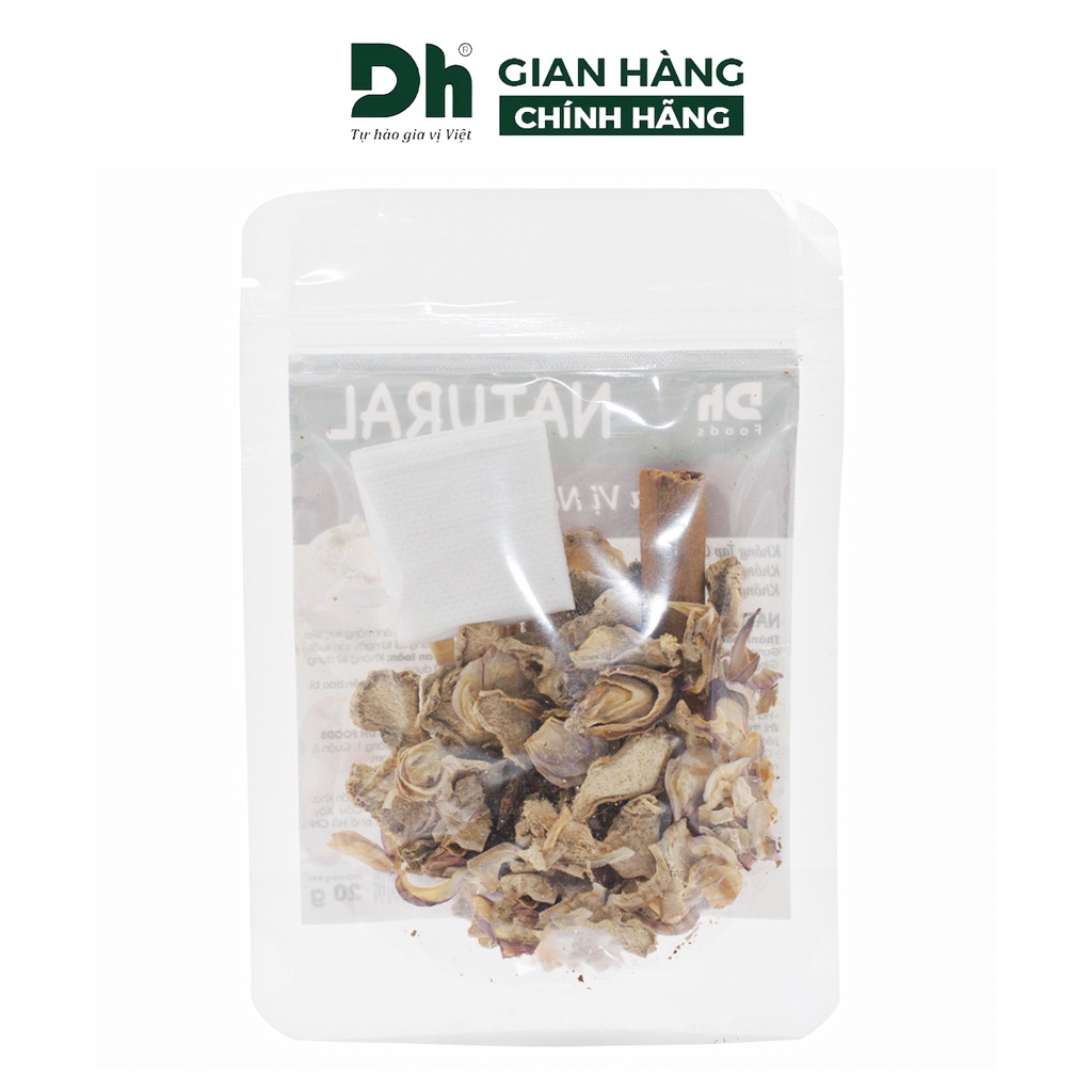 Gia vị nấu phở gà Natural DH Foods nêm sẵn thành phần tự nhiên gói 20gr