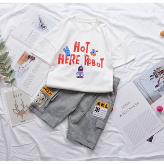 Áo pull ngắn tay size đại bé trai