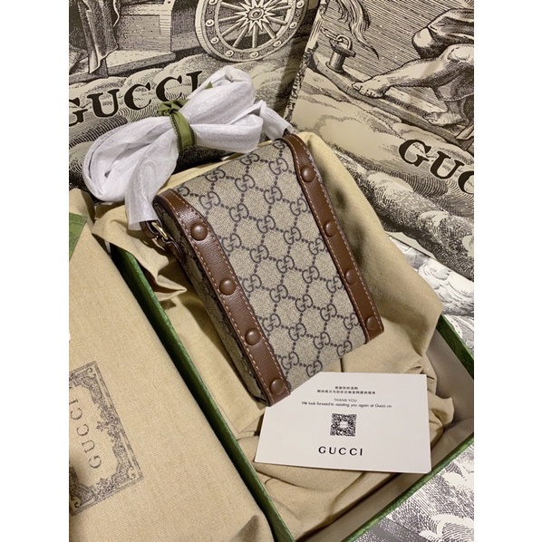 Túi Gucci Horsebit 1955 Mini Bog Size 11,5x17x4cm Fullbox Túi Vải Ảnh Thật Tự Chụp