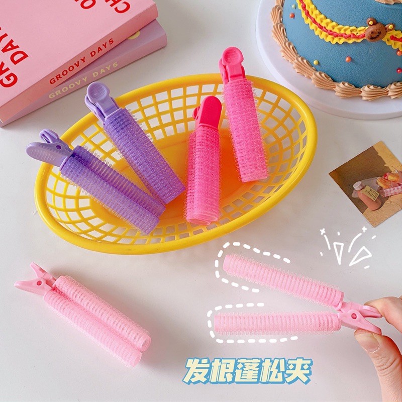 Kẹp uốn phồng chân tóc Hàn Quốc / uốn mái thưa xinh xắn (hàng loại 1 dầy dặn)
