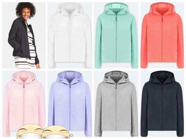 Áo khoác gió Uniqlo nữ (siêu nhẹ) - có sẵn nhiều màu đẹp | BigBuy360 - bigbuy360.vn