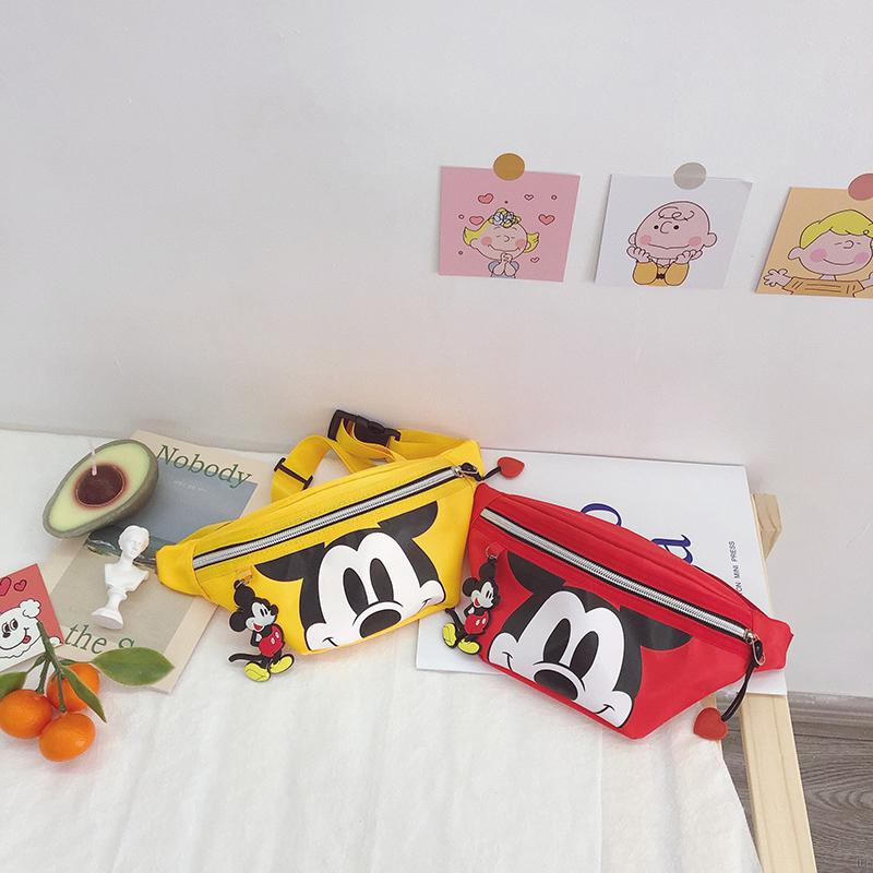 Túi Đeo Chéo In Hình Chuột Mickey Đáng Yêu Cho Bé