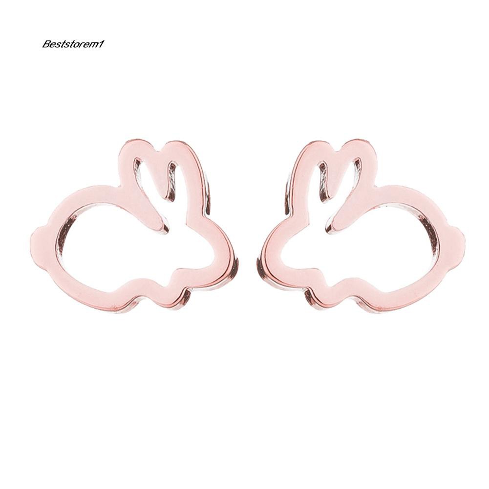 1 Khuyên Tai Hình Thỏ Dễ Thương Cho Nữ