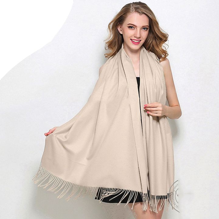 Khăn Cashmere,khăn choàng cổ Chất Len Dệt mềm Mịn thời trang nữ