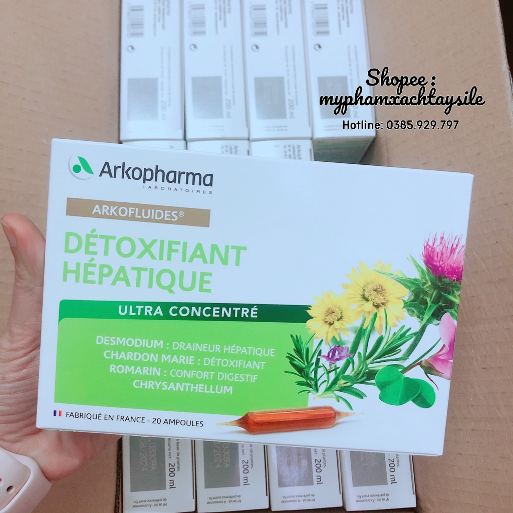Thải Độc Gan Arkopharma Pháp - NƯỚC DETOX, GIẢI ĐỘC, BỔ GAN