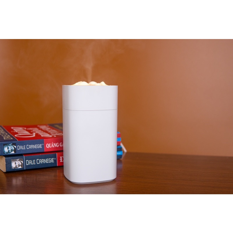 Máy phun sương mini tạo độ ẩm kiêm đèn ngủ xông tinh dầu TOTORO HOUSE 350ml