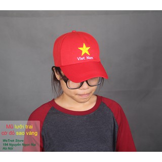 Mũ lưỡi trai cờ đỏ sao vàng