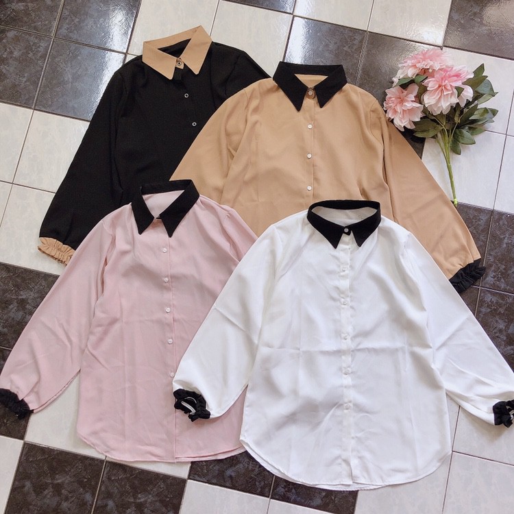 ÁO SƠ MI PHÔI MÀU - ÁO SƠ MI CÔNG SỞ
